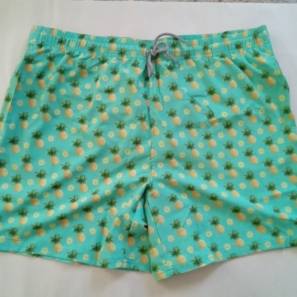Biwisy Men's Quick Dry Swim Trunks With Side Pockets and Rear Pocket Size 2XL